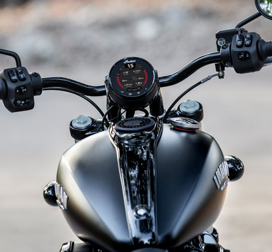 タッチスクリーン式ライドコマンド