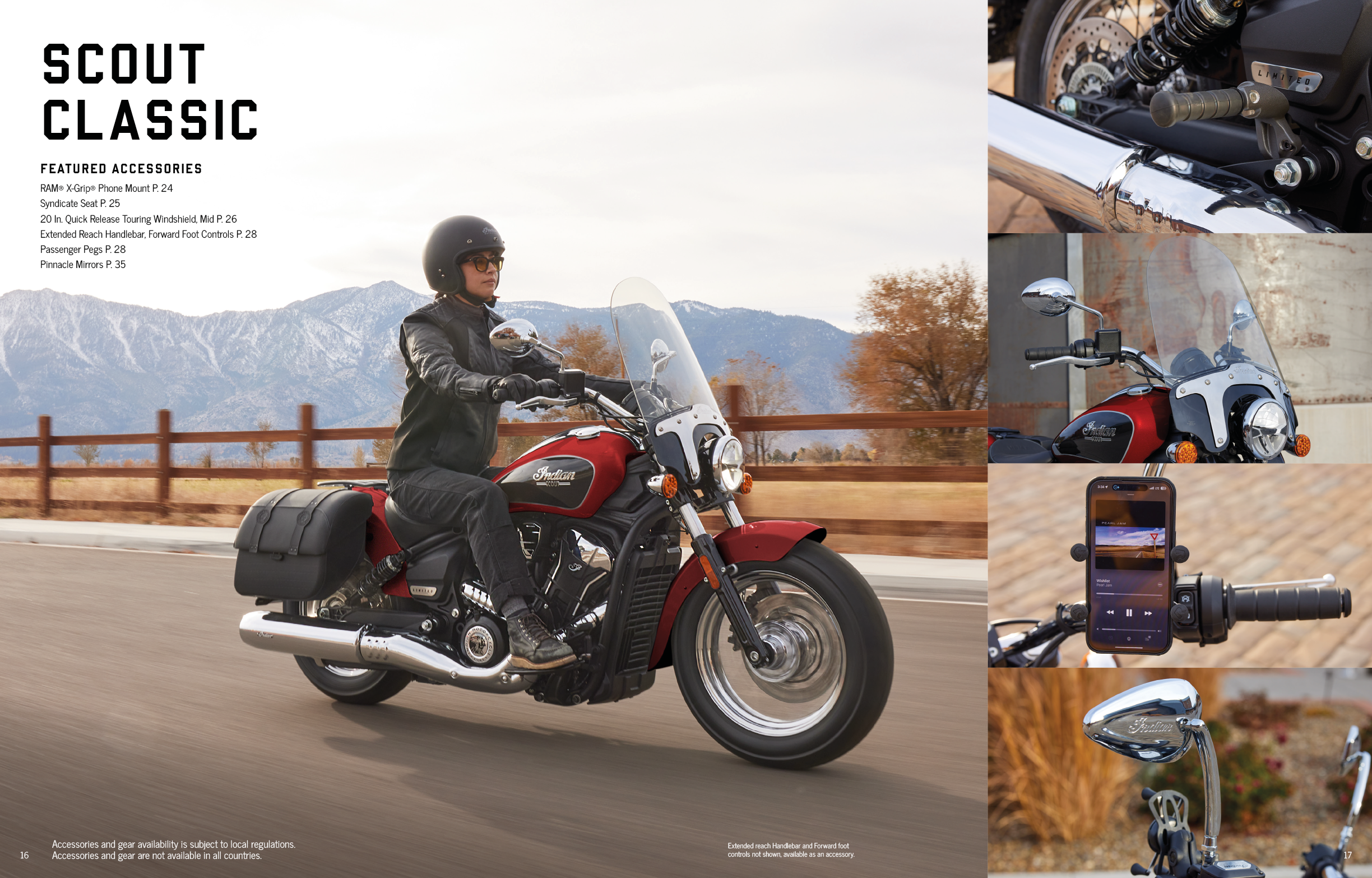 A man is riding a motorcycle on a road. There are multiple pictures of the motorcycle and the man. AI generated content